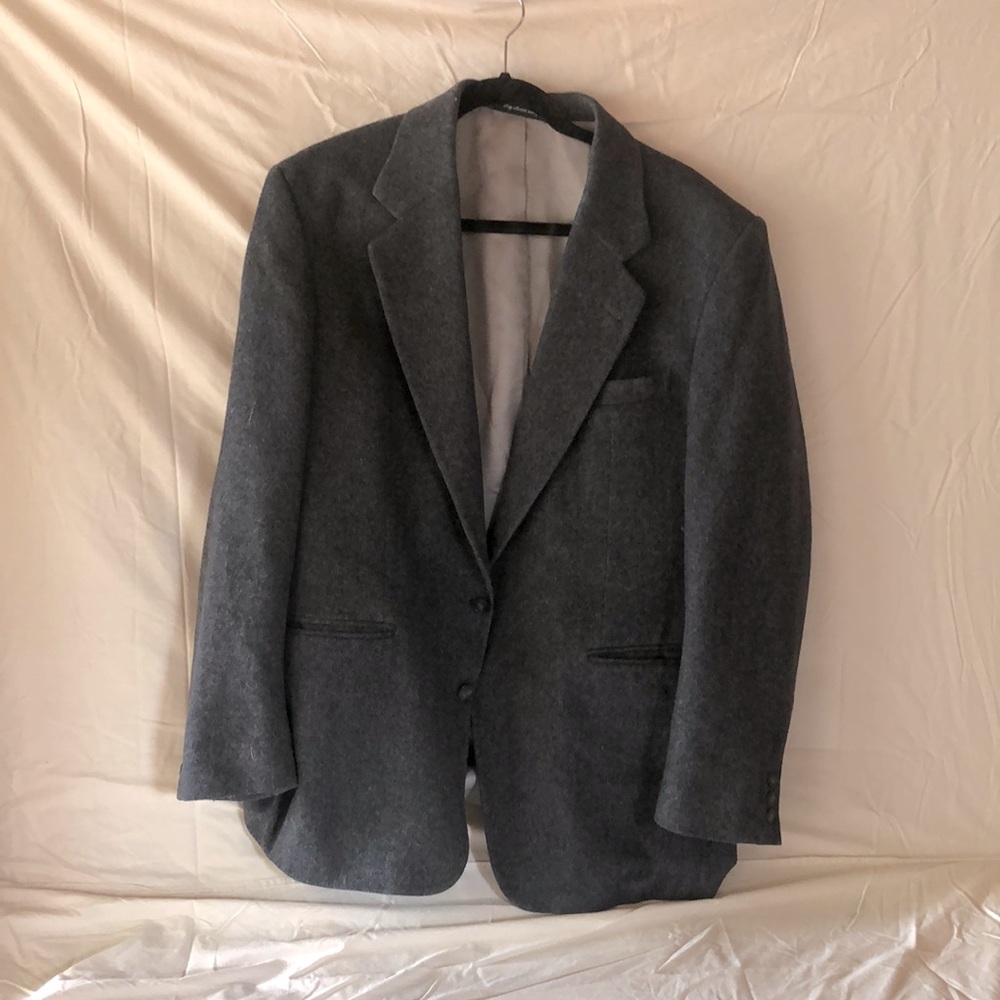 Roberto Vasalli, Camel Hair Blend, 42L, Gray